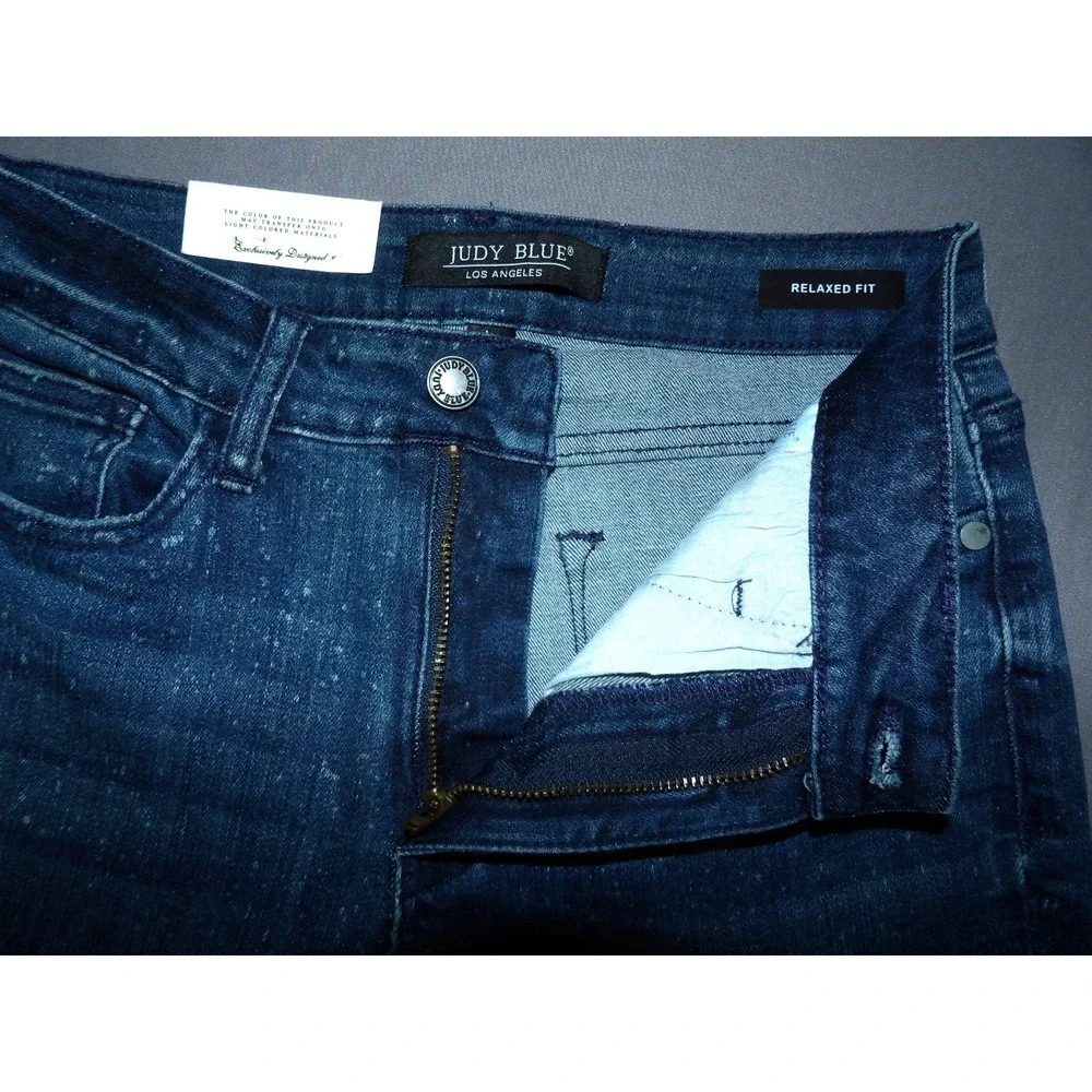 NEW!‎ JUDY BLUE MId-Rise Stretch Relaxed Fit Denim Jeans Women's 3/26 NWT!